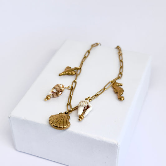 Thin Charm Bracelet
